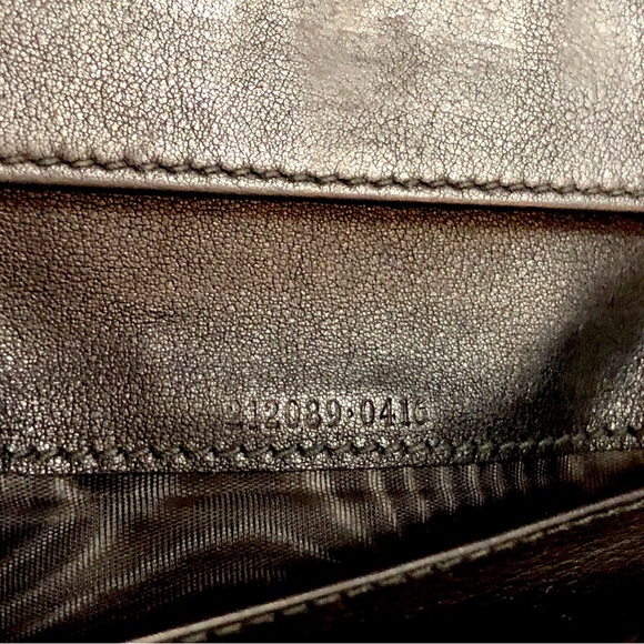 Prada Logo Black Silver Plaque Tri-Fold Key Case Key Unisex Logo Luxury HP - Picture 10 of 14